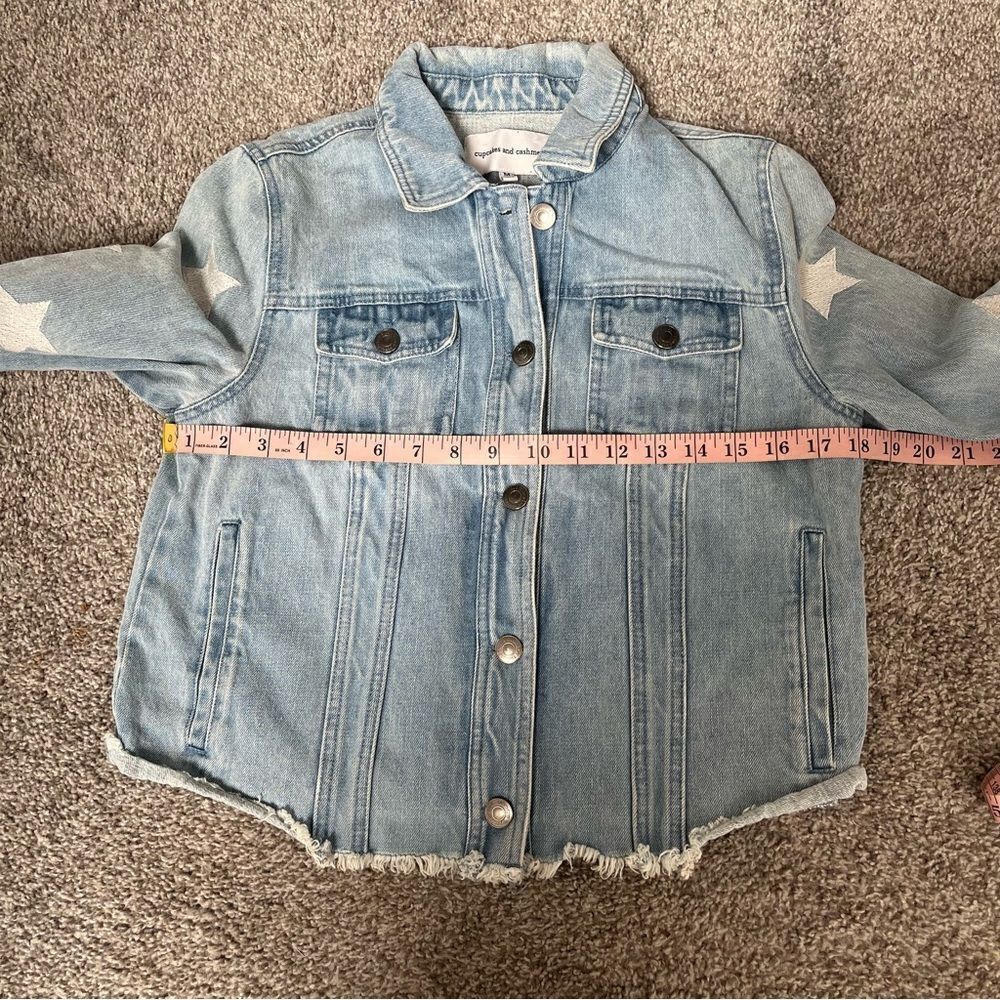 Cupcakes and Cashmere Affleck Embroidered Star Denim Jacket - Picture 11 of 11